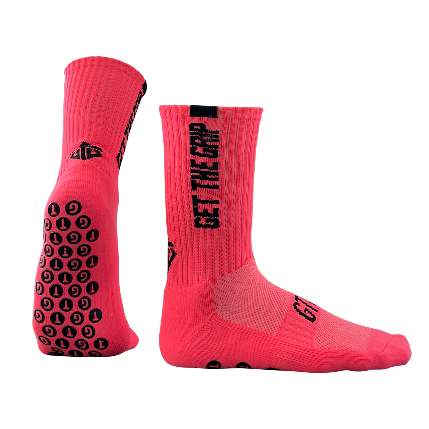 Get the Grip Socks - Neon Pink