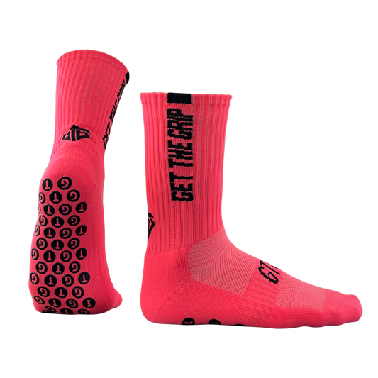 Get the Grip Socks - Neon Pink